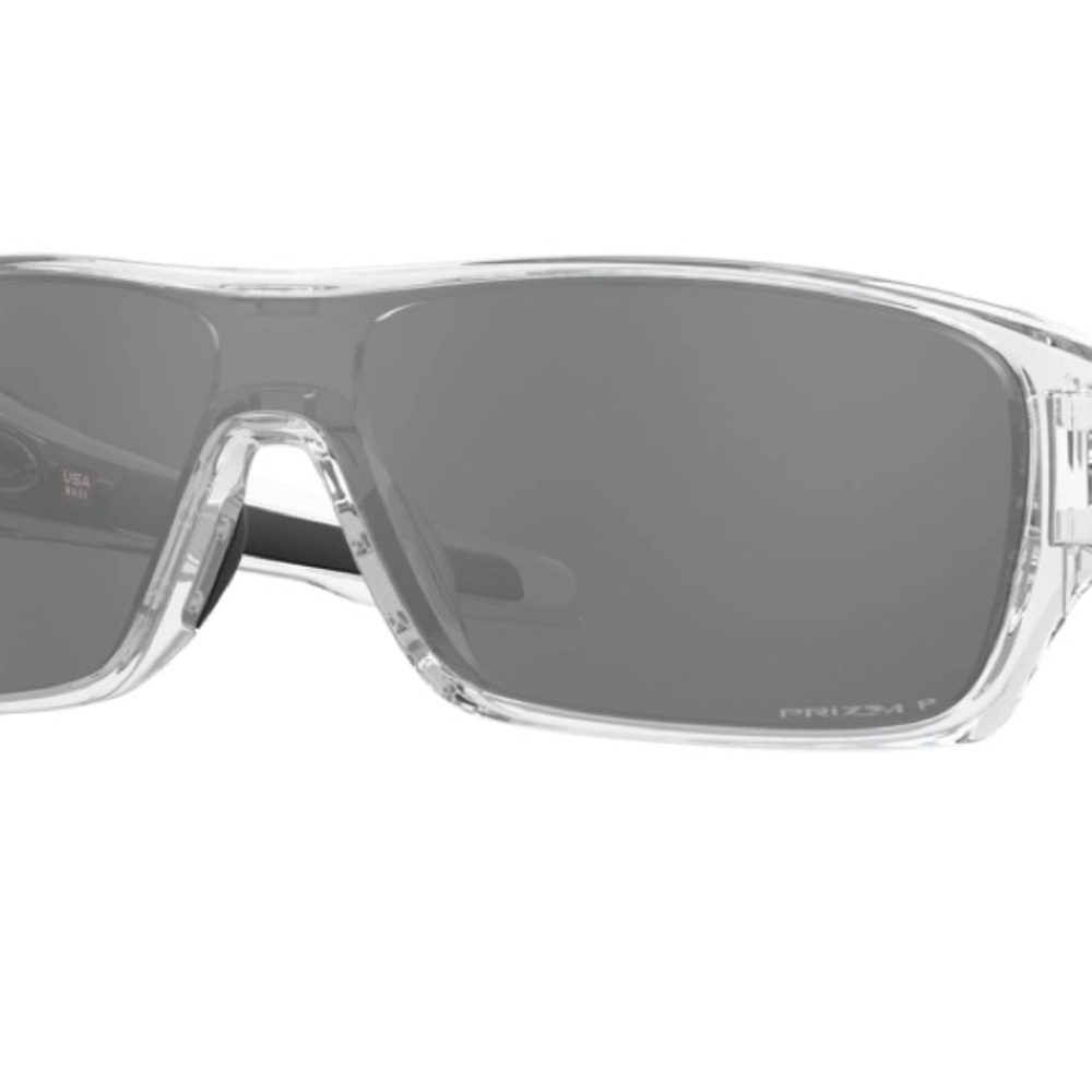 Oakley Sunglasses with Clear Frame and Black Lenses